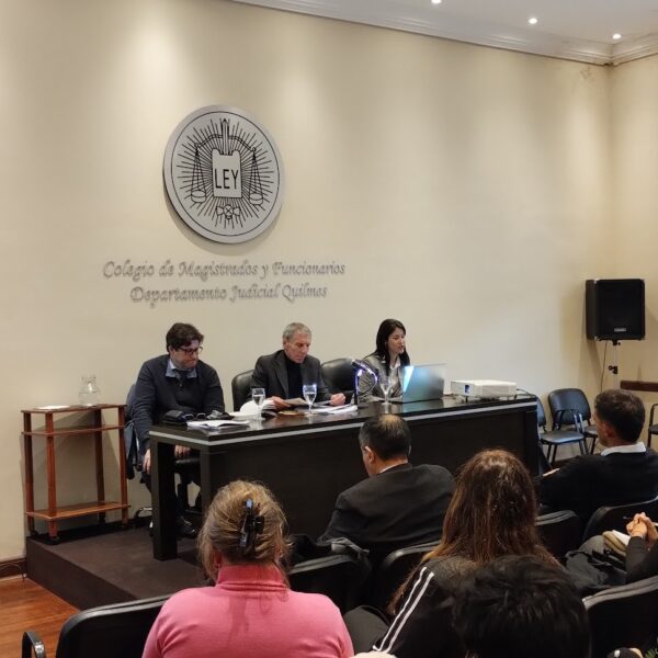 Colegio de Magistrados de Quilmes: jornada sobre “nueva ley de reincidencia y unificación de penas y condenas”