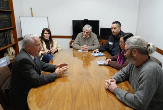 Judiciales se reunieron con el presidente de la Suprema Corte, Sergio Torres en Quilmes