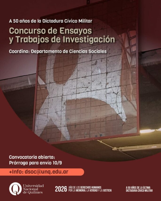 Concurso de ensayos y trabajos de investigación “A 50 años de la Dictadura Cívico Militar”