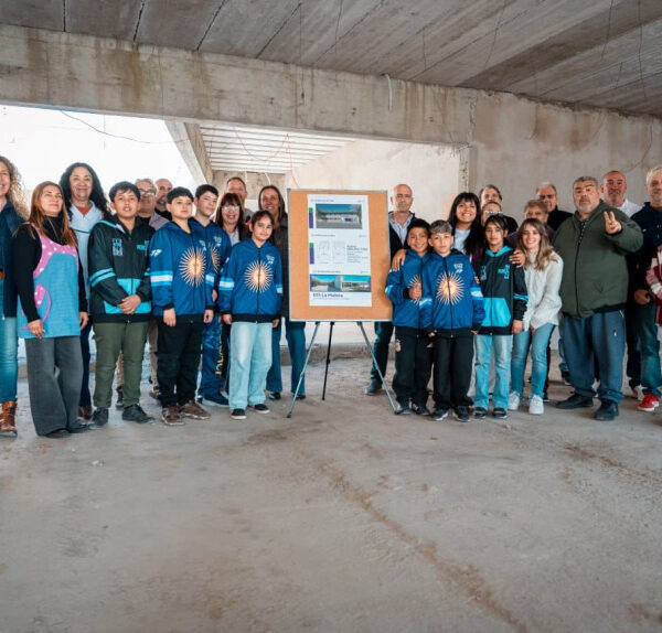 Avanza la construcción de la nueva secundaria del Barrio La Matera en Quilmes Oeste