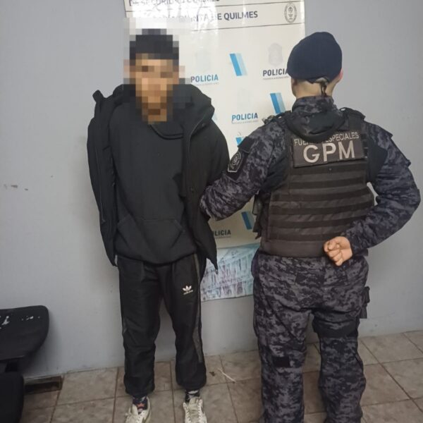 Quilmes Oeste: cayó un peligroso prófugo con pedido de captura por homicidio en Morón