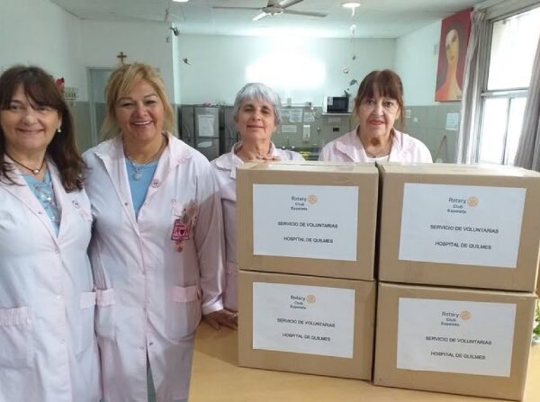 Donación para la Maternidad del Hospital Iriarte de Quilmes